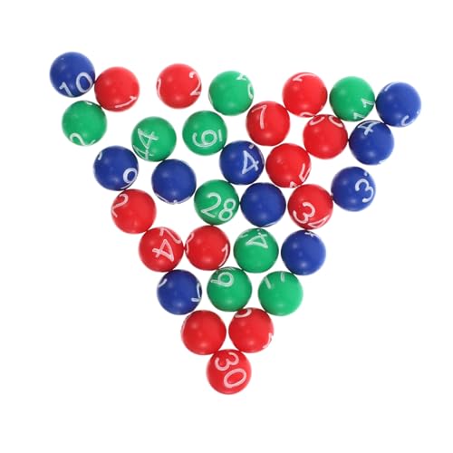 GARIOUANS 1 Ball der Lotteriemaschine Bingo Kugeln Plastikbälle für Spiele Preisbälle - Bingo-Spielball Bunte Pong-Bälle Tombola Lotteriekugeln Bingo-Spielbälle GARIOUANS 1 Ball der Lotteriemaschine Bingo Kugeln Plastikbälle für Spiele Preisbälle - Bingo-Spielball Bunte Pong-Bälle Tombola Lotteriekugeln Bingo-Spielbälle von GARIOUANS