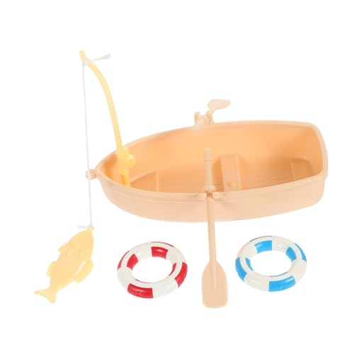 GARIOUANS 1 Satz Angeln Boot Set Kreatives Puppenhaus Zubehör mit Schwimmring und Angeln für Fantasievolle Dekoration und Landschaften Stabil und Langlebig GARIOUANS 1 Satz Angeln Boot Set Kreatives Puppenhaus Zubehör mit Schwimmring und Angeln für Fantasievolle Dekoration und Landschaften Stabil und Langlebig von GARIOUANS