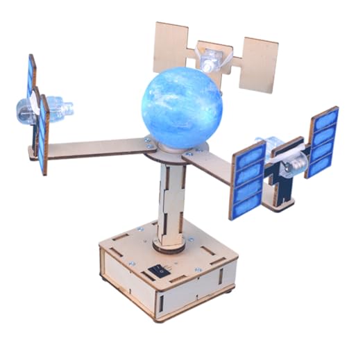 GARIOUANS 1 Satz DIY Geosynchronous Satellitenmodell Bastelset Wissenschaftliches Experimentierspielzeug für Jungen aus Robustem Material für DIY Projekte und Kreative von GARIOUANS