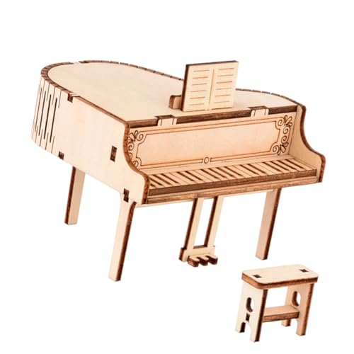 GARIOUANS 1 Satz DIY Klavier Musikbox Holzpuzzle für Kreatives Bastelset zur Stressreduktion für Jungen und Mädchen Dekorativ für Zuhause und Besondere Anlässe GARIOUANS 1 Satz DIY Klavier Musikbox Holzpuzzle für Kreatives Bastelset zur Stressreduktion für Jungen und Mädchen Dekorativ für Zuhause und Besondere Anlässe von GARIOUANS