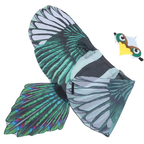 GARIOUANS 1 Satz Eagle Cloak Set für Vogel Themenkostüm mit Maske und Umhang für Kostümpartys Schulaufführungen und Halloween Feiern GARIOUANS 1 Satz Eagle Cloak Set für Vogel Themenkostüm mit Maske und Umhang für Kostümpartys Schulaufführungen und Halloween Feiern von GARIOUANS