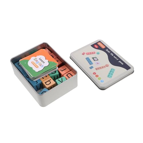 GARIOUANS 1 Satz Englische Kartenbuchstabierwörter Buchstabenspiel Für Vorschul-lernspiel Alphabetspiel Brief Blockiert Das Spiel Alphabetblöcke Stem -bildungskarten Hölzern GARIOUANS 1 Satz Englische Kartenbuchstabierwörter Buchstabenspiel Für Vorschul-lernspiel Alphabetspiel Brief Blockiert Das Spiel Alphabetblöcke Stem -bildungskarten Hölzern von GARIOUANS