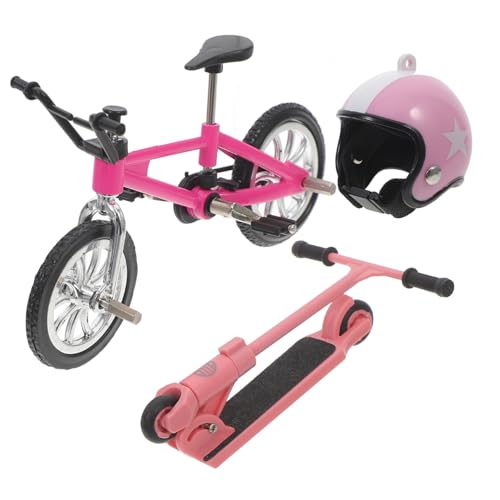 GARIOUANS 1satz Miniatur Fahrrad Und Scooter Helm Modell Dekoratives Zubehör Für Puppenhaus Outdoor-szenen Leicht Und Langlebig Für Tisch Und -Dekoration von GARIOUANS
