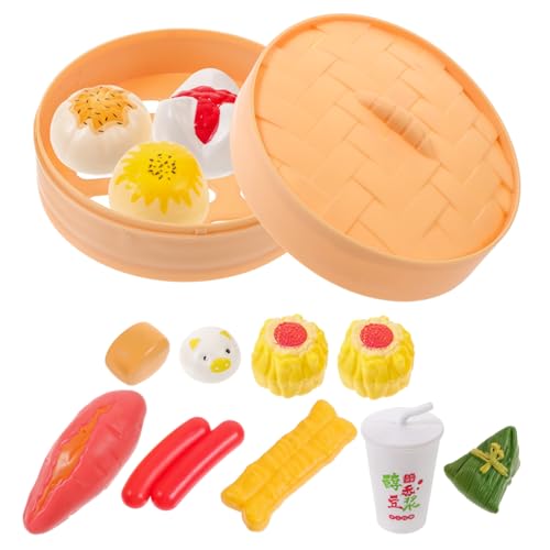GARIOUANS 1 Satz Frühstück Erfrischungsspielzeug Küchenrollenspiel für Küchenspielset für Kleinkinder Simulation von Hausspielzeugen realistisches Spielfutter küche spielset Plastik von GARIOUANS
