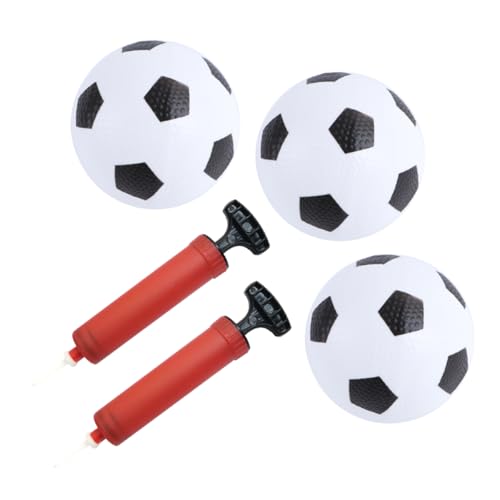GARIOUANS 1 Satz Fußball Set für Teilig Weiße Bälle Rote Pumpen für Drinnen und Draußen Fördert Koordination und Motorische Fähigkeiten GARIOUANS 1 Satz Fußball Set für Teilig Weiße Bälle Rote Pumpen für Drinnen und Draußen Fördert Koordination und Motorische Fähigkeiten von GARIOUANS