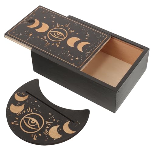 GARIOUANS 1 Satz Holz Tarot Kartenbox mit Ständer Tragbare Aufbewahrung für Tarotkarten Brettspiele und Spielkarten Design Sparend und Dekorativ für Altar und Schreibtisch GARIOUANS 1 Satz Holz Tarot Kartenbox mit Ständer Tragbare Aufbewahrung für Tarotkarten Brettspiele und Spielkarten Design Sparend und Dekorativ für Altar und Schreibtisch von GARIOUANS