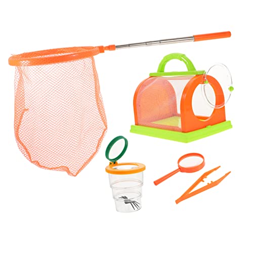 GARIOUANS 1 Satz Insektenfang für Teiliges Outdoor Forscherset mit Becherlupe und Netz für Naturentdecker und Sicheres für Jungen GARIOUANS 1 Satz Insektenfang für Teiliges Outdoor Forscherset mit Becherlupe und Netz für Naturentdecker und Sicheres für Jungen von GARIOUANS