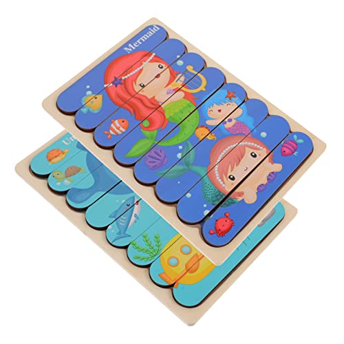 GARIOUANS 1 Satz Kreatives Holzpuzzle für Kleinkinder Pädagogisches Kognitiven Fähigkeiten Hand Augen Koordination und Logischem für Stundenlangen Spielspaß GARIOUANS 1 Satz Kreatives Holzpuzzle für Kleinkinder Pädagogisches Kognitiven Fähigkeiten Hand Augen Koordination und Logischem für Stundenlangen Spielspaß von GARIOUANS
