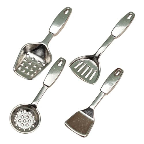 GARIOUANS 1 Satz Küchenutensilien Und Spatel Mini-hausküche Mini-küchenwerkzeug Miniatur-kochgerät Mini-küchenutensilien-Modell Küchenminiaturen Mini-küchengeräte Legierung Silber GARIOUANS 1 Satz Küchenutensilien Und Spatel Mini-hausküche Mini-küchenwerkzeug Miniatur-kochgerät Mini-küchenutensilien-Modell Küchenminiaturen Mini-küchengeräte Legierung Silber von GARIOUANS