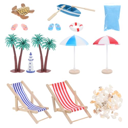 GARIOUANS 1 Satz Mini Beach Style Dollhouse Decoration Set Teiliges Mikrolandschaft Zubehör für Puppenhaus Stilvolle Strandaccessoires für Kreative Miniatur Deko für Garten und Zuhause GARIOUANS 1 Satz Mini Beach Style Dollhouse Decoration Set Teiliges Mikrolandschaft Zubehör für Puppenhaus Stilvolle Strandaccessoires für Kreative Miniatur Deko für Garten und Zuhause von GARIOUANS