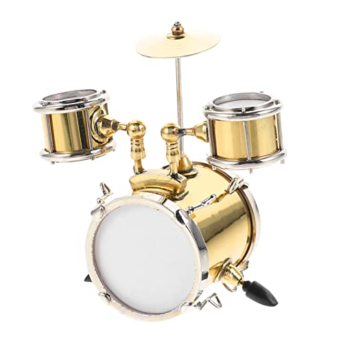 GARIOUANS 1 Satz Mini Jazz Drum Model Puppe Klein Miniatur Mini- Instrumente Zubehör Mini-trommelmodell Filigranes Trommelmodell Kindergeschenk Schlagzeug Golden Metall GARIOUANS 1 Satz Mini Jazz Drum Model Puppe Klein Miniatur Mini- Instrumente Zubehör Mini-trommelmodell Filigranes Trommelmodell Kindergeschenk Schlagzeug Golden Metall von GARIOUANS