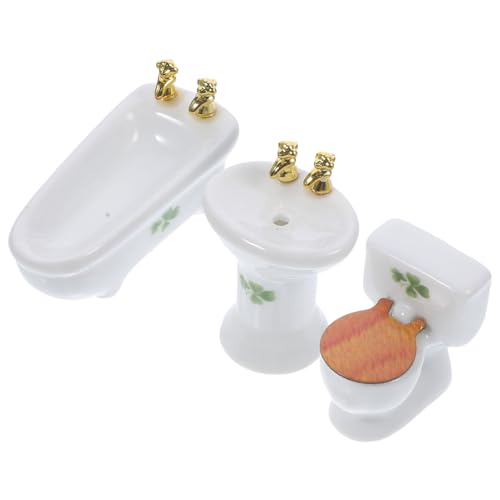 GARIOUANS 1 Satz Mini -Keramik -Toilette Porzellan Dekorationen Badezimmermöbel Miniatur-Duschraumzubehör Miniatur-Badezimmer-Requisite aus Keramik Mini-Hausschmuck Badezimmerdekor GARIOUANS 1 Satz Mini -Keramik -Toilette Porzellan Dekorationen Badezimmermöbel Miniatur-Duschraumzubehör Miniatur-Badezimmer-Requisite aus Keramik Mini-Hausschmuck Badezimmerdekor von GARIOUANS