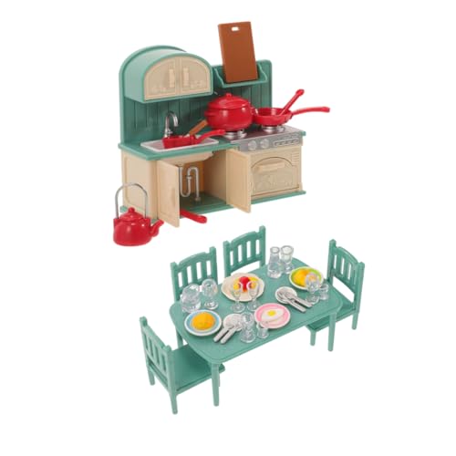 GARIOUANS 1 Satz Mini-Möbelset puppenhaus Wohnzimmer möbel Dollhouse Esstisch kleine Puppenstubenmöbel Puppenhaus Rollenspielküche Küchenspielset für winzige Tische Mini-Tisch Plastik GARIOUANS 1 Satz Mini-Möbelset puppenhaus Wohnzimmer möbel Dollhouse Esstisch kleine Puppenstubenmöbel Puppenhaus Rollenspielküche Küchenspielset für winzige Tische Mini-Tisch Plastik von GARIOUANS