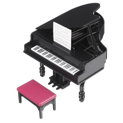 GARIOUANS 1 Satz Mini-klavierdekoration Puppenhaus Klavier Geformt Ornamente Musical Puppenhaus Modern Winzig Mini- -Musikinstrument Mikro Kind Miniatur Klein Tischdeko Abs Schwarz GARIOUANS 1 Satz Mini-klavierdekoration Puppenhaus Klavier Geformt Ornamente Musical Puppenhaus Modern Winzig Mini- -Musikinstrument Mikro Kind Miniatur Klein Tischdeko Abs Schwarz von GARIOUANS