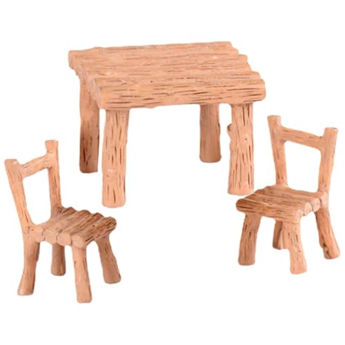 GARIOUANS 1satz Miniatur Möbel Für Resin Tisch Und Stühle Deko Für Und Schlafzimmer Spielzeug Für Kreative Fotografie Und Gestaltung von GARIOUANS