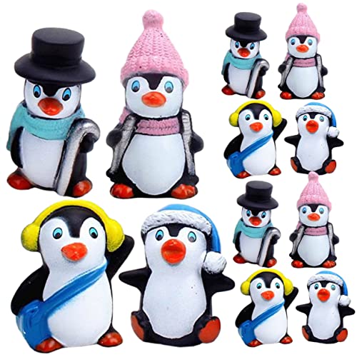 GARIOUANS 1 Satz Teiliges Set Miniatur Pinguin Figuren Aus Hochwertigem Realistisch Und Farbenfroh Vielseitig Als Tortendeko Fotorequisite Und Wohnaccessoire Für Dekoration 12 Stück GARIOUANS 1 Satz Teiliges Set Miniatur Pinguin Figuren Aus Hochwertigem Realistisch Und Farbenfroh Vielseitig Als Tortendeko Fotorequisite Und Wohnaccessoire Für Dekoration 12 Stück von GARIOUANS