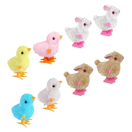 GARIOUANS 1 Satz aufziehbares Plüschtier Neuartiges Uhrwerk- Uhrwerk Hasen-Aufziehspielzeug Uhrwerk-Küken- Tiermodell zum Aufziehen Aufziehspielzeug Huhn Plastik GARIOUANS 1 Satz aufziehbares Plüschtier Neuartiges Uhrwerk- Uhrwerk Hasen-Aufziehspielzeug Uhrwerk-Küken- Tiermodell zum Aufziehen Aufziehspielzeug Huhn Plastik von GARIOUANS