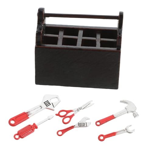 GARIOUANS 1 Satz kleine Werkzeugkiste Mini-Toolkit Werkzeugset für Zuhause für Minihaus Mini-Werkzeugkasten schmücken Mini House Accessory Miniatur -Tool -Kit Miniaturhaus Kit Holz GARIOUANS 1 Satz kleine Werkzeugkiste Mini-Toolkit Werkzeugset für Zuhause für Minihaus Mini-Werkzeugkasten schmücken Mini House Accessory Miniatur -Tool -Kit Miniaturhaus Kit Holz von GARIOUANS