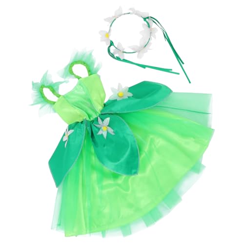 GARIOUANS 1 Set Kids Performance Outfit Fairy Tutu Rock Für Mädchen Bühnen Cosplay Kostüm Kostüme Für Kinder Kid Kostüm Rock Fairy Stirnband von GARIOUANS