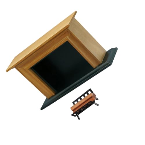 GARIOUANS 1 Set Mini Kaminmodell Mikro Brennholz Mini Brennholzstapel Brennholzstapelmodell Mikro Szenen Kamin Mikro Szenen Modell Mikro Szenen Brennholzstapel Mikro Kaminmodell von GARIOUANS