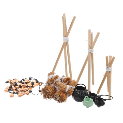 GARIOUANS 1 Set Mini-feuerstelle: Miniatur-lagerfeuermodell Mit Winzigem Kessel Und Holzgestell – Mini-lagerfeuermodell Für Puppenhaus- Und Halloween-Party GARIOUANS 1 Set Mini-feuerstelle: Miniatur-lagerfeuermodell Mit Winzigem Kessel Und Holzgestell – Mini-lagerfeuermodell Für Puppenhaus- Und Halloween-Party von GARIOUANS