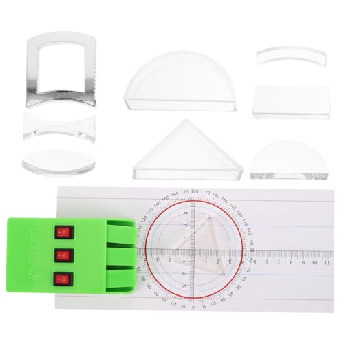 GARIOUANS 1 Set Physics Optical Science Kits Prisma Optikreflektor Multifunktionsreflektor Brechung Trianguläres Prisma Konvexe Linse Konkavenspiegel GARIOUANS 1 Set Physics Optical Science Kits Prisma Optikreflektor Multifunktionsreflektor Brechung Trianguläres Prisma Konvexe Linse Konkavenspiegel von GARIOUANS