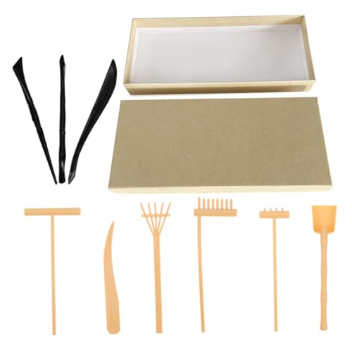 GARIOUANS 1 Set Zen Garten Rechen Set Sand Kunst Werkzeuge Winzige Rechen Für Schreibtisch Garten Werkzeuge Und Sandkasten Mini Rechen Miniatur Garten Werkzeuge GARIOUANS 1 Set Zen Garten Rechen Set Sand Kunst Werkzeuge Winzige Rechen Für Schreibtisch Garten Werkzeuge Und Sandkasten Mini Rechen Miniatur Garten Werkzeuge von GARIOUANS