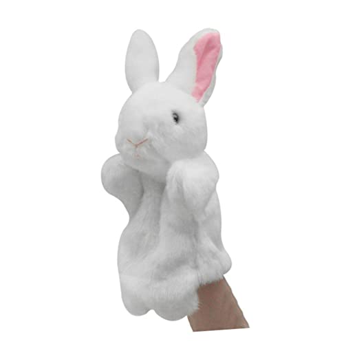 GARIOUANS 1 Stück Klassisches Weißes Kaninchen Plüsch Handpuppenspielzeug für Interaktives Geschichtenerzählen Rollenspielzubehör für Eltern GARIOUANS 1 Stück Klassisches Weißes Kaninchen Plüsch Handpuppenspielzeug für Interaktives Geschichtenerzählen Rollenspielzubehör für Eltern von GARIOUANS