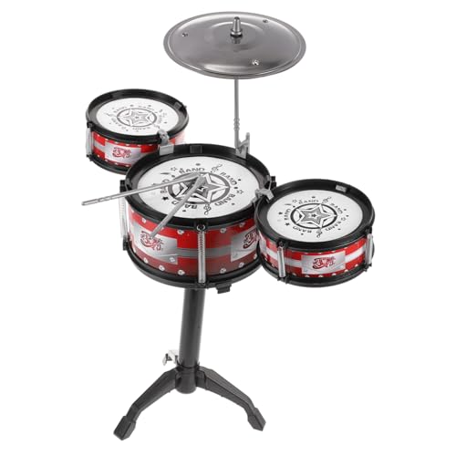 GARIOUANS 1 Stück Mini Schlagzeug Set für TLG Percussion Set zur Musikalischen Früherziehung Rot Sicheres und Schadstofffreies Design für Kleine Musiker und Spielzeugliebhaber von GARIOUANS