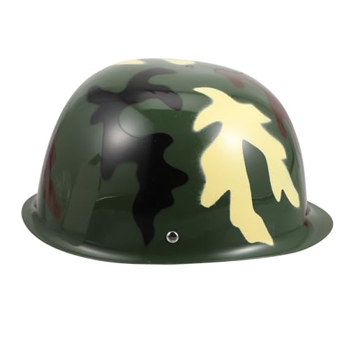 GARIOUANS 1 Stück Tarnhutspielzeug Camouflage-Helm Tarnhut aus Kunststoff Partykleid Versorgung simulierter Helm Soldatenhelm- Rollenspiel-Requisite Party Performance Prop Plastik GARIOUANS 1 Stück Tarnhutspielzeug Camouflage-Helm Tarnhut aus Kunststoff Partykleid Versorgung simulierter Helm Soldatenhelm- Rollenspiel-Requisite Party Performance Prop Plastik von GARIOUANS