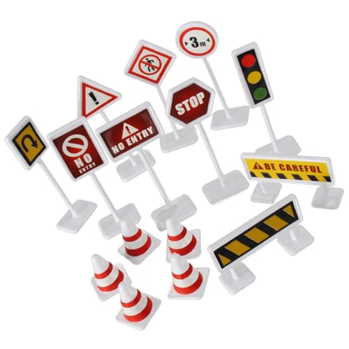 GARIOUANS 10 Sätze Teiliges Spielset für Farbenfrohe Leichte Straßensperren und Verkehrszeichen Pädagogisches Zubehör zur Verkehrssicherheit Langlebig und Tragbar GARIOUANS 10 Sätze Teiliges Spielset für Farbenfrohe Leichte Straßensperren und Verkehrszeichen Pädagogisches Zubehör zur Verkehrssicherheit Langlebig und Tragbar von GARIOUANS