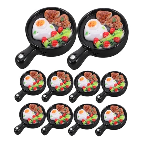 GARIOUANS 10 Stück Bratpfanne Frühstücksspielzeug Grillplatte Puppenhausdekor Realistische Spiellebensmittel Miniaturartikel Spielzeugkochtopf Puppenhausminiaturen Kinderbratpfanne GARIOUANS 10 Stück Bratpfanne Frühstücksspielzeug Grillplatte Puppenhausdekor Realistische Spiellebensmittel Miniaturartikel Spielzeugkochtopf Puppenhausminiaturen Kinderbratpfanne von GARIOUANS