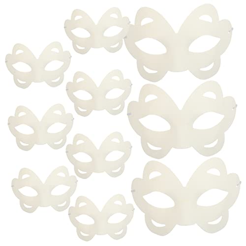 GARIOUANS 10 Stück DIY Leere Papiermasken zum Bemalen Umweltfreundliche Party Accessoires für Karneval Cosplay Geburtstagsfeiern und Mehr GARIOUANS 10 Stück DIY Leere Papiermasken zum Bemalen Umweltfreundliche Party Accessoires für Karneval Cosplay Geburtstagsfeiern und Mehr von GARIOUANS
