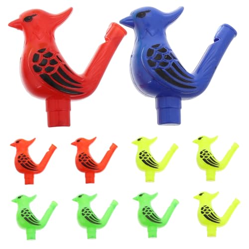GARIOUANS 10 Stück Kinder Vogelwasserpfeife Spielzeug für Kleinkinder Musikinstrument mit 10 für Wasserspaß und Musikalische GARIOUANS 10 Stück Kinder Vogelwasserpfeife Spielzeug für Kleinkinder Musikinstrument mit 10 für Wasserspaß und Musikalische von GARIOUANS