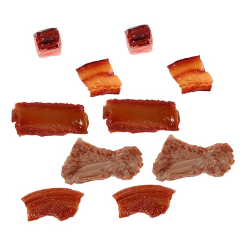 GARIOUANS 10 Stück Künstliche Fleisch Dekoration Realistische Nachbildung von Schweinebauch und Rippchen für Küchen Displays und Kreative Dekorationen für Kulinarische Enthusiasten GARIOUANS 10 Stück Künstliche Fleisch Dekoration Realistische Nachbildung von Schweinebauch und Rippchen für Küchen Displays und Kreative Dekorationen für Kulinarische Enthusiasten von GARIOUANS