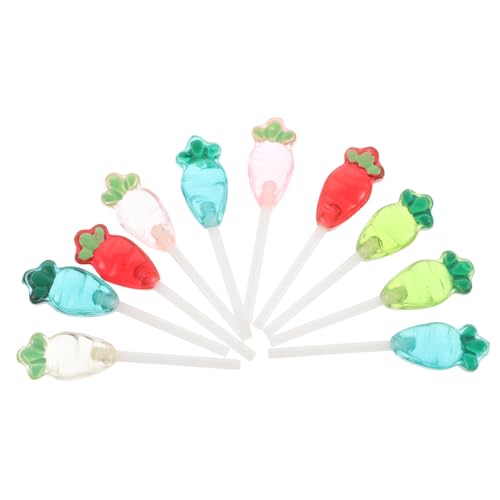 GARIOUANS 10 Stück Lollipop Puppenhaus Zubehör Künstliche Süßigkeiten für DIY Projekte Hochrealistische und Detailgetreue Miniaturmodelle für Puppenhaus Szenen GARIOUANS 10 Stück Lollipop Puppenhaus Zubehör Künstliche Süßigkeiten für DIY Projekte Hochrealistische und Detailgetreue Miniaturmodelle für Puppenhaus Szenen von GARIOUANS