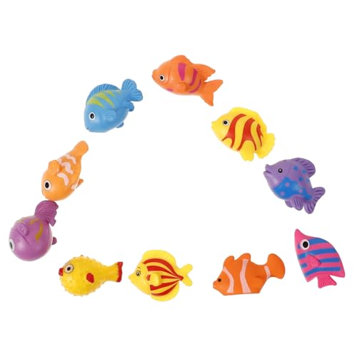 GARIOUANS 10 Stück Miniatur Fisch Figuren Teiliges Farbenfrohe Plastik Meerestiere für Aquarien Garten und Kreative Dekorationen für Mini Landschaften GARIOUANS 10 Stück Miniatur Fisch Figuren Teiliges Farbenfrohe Plastik Meerestiere für Aquarien Garten und Kreative Dekorationen für Mini Landschaften von GARIOUANS