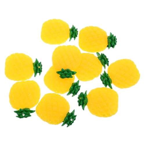GARIOUANS 10 Stück Obstmodell Ananas Heimdekoration Simulierte Fruchtscheiben Küche Simulierte Früchte Obstsimulation Gemüse Foto Requisiten Simulation Feige Ornament Künstlich von GARIOUANS