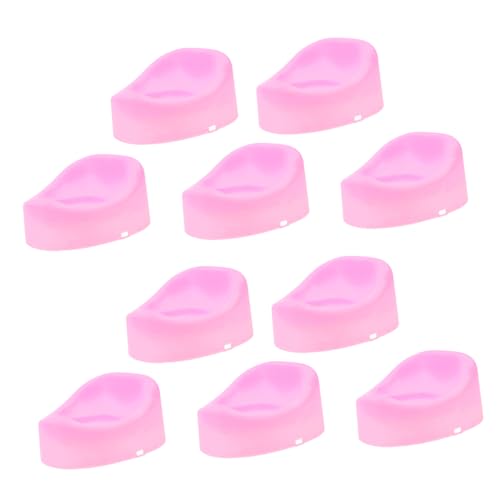 GARIOUANS 10 Stück Puppen-Toilettenspielzeug puppenaugen puppenhaus spielzeuge Mini-WC-Modell Mini- - Miniaturmöbelmodell realistische Mini-Toilette Plastik Rosa GARIOUANS 10 Stück Puppen-Toilettenspielzeug puppenaugen puppenhaus spielzeuge Mini-WC-Modell Mini- - Miniaturmöbelmodell realistische Mini-Toilette Plastik Rosa von GARIOUANS