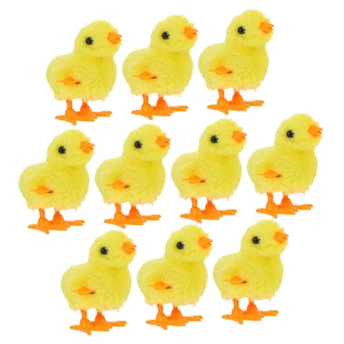 GARIOUANS 10 Stück Teiliges Aufziehspielzeug Küken Robustes Kompaktes Wind Up Toy Niedliche Hühnchen Nachbildung als und Garten Dekoration Spielerisch Realistische Laufbewegung GARIOUANS 10 Stück Teiliges Aufziehspielzeug Küken Robustes Kompaktes Wind Up Toy Niedliche Hühnchen Nachbildung als und Garten Dekoration Spielerisch Realistische Laufbewegung von GARIOUANS