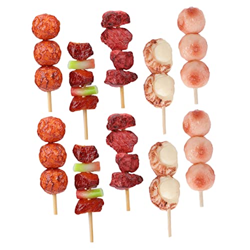 GARIOUANS 10 Stück Teiliges Fleisch Grill Spielset aus Hochwertigem Realistisches BBQ für Kinderküche Robustes Kochspielzeug für Kreative Rollenspiele und Dekoration GARIOUANS 10 Stück Teiliges Fleisch Grill Spielset aus Hochwertigem Realistisches BBQ für Kinderküche Robustes Kochspielzeug für Kreative Rollenspiele und Dekoration von GARIOUANS
