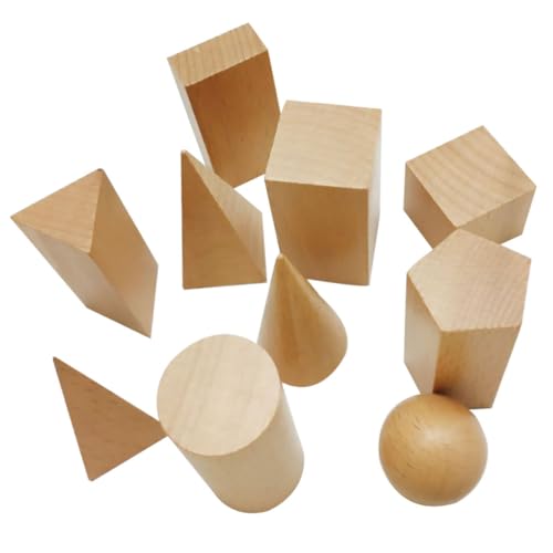 GARIOUANS 10 Stück Teiliges Geometrisches Bauklötze aus Hochwertigem Buchenholz Pädagogisches Holzspielzeug Kreativität Vorstellungskraft und Kognitiven Fähigkeiten bei Kindern Leicht und GARIOUANS 10 Stück Teiliges Geometrisches Bauklötze aus Hochwertigem Buchenholz Pädagogisches Holzspielzeug Kreativität Vorstellungskraft und Kognitiven Fähigkeiten bei Kindern Leicht und von GARIOUANS