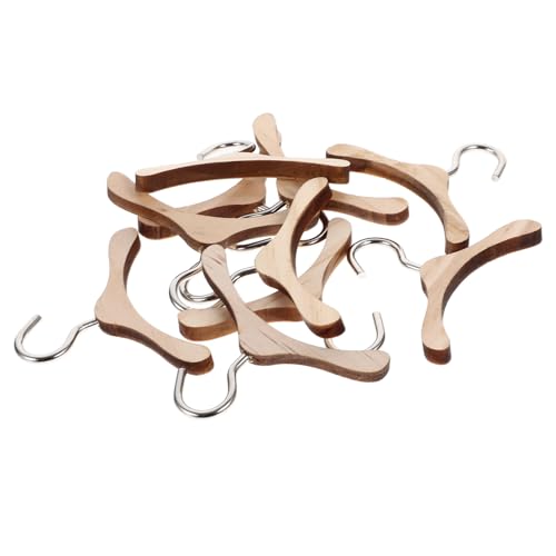 GARIOUANS 10 Stück Teiliges Holzkleiderbügel für Bjd Puppen Robuste Natürliche Holz Kleiderbügel Praktische Puppenschrank Accessoires für Saubere Ordentliche Aufbewahrung GARIOUANS 10 Stück Teiliges Holzkleiderbügel für Bjd Puppen Robuste Natürliche Holz Kleiderbügel Praktische Puppenschrank Accessoires für Saubere Ordentliche Aufbewahrung von GARIOUANS