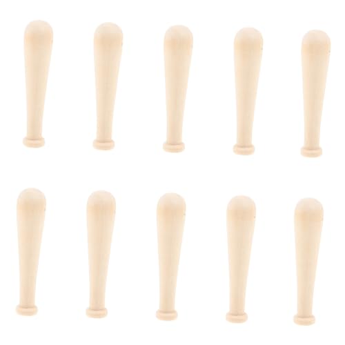 GARIOUANS 10 Stück Teiliges Mini Holz Unbemalt zum Bemalen DIY Bastelprojekte Bastelmaterial Glatte Oberfläche Partydekoration von GARIOUANS