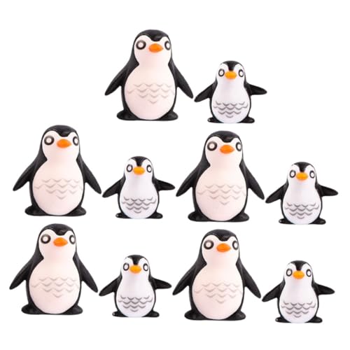 GARIOUANS 10 Stück Teiliges Mini Pinguin Resin Figurinen Langlebige Miniatur Deko für Mikro Landschaft Puppenhaus und Wohnkultur Stabile Harzfiguren für Zuhause und Büro GARIOUANS 10 Stück Teiliges Mini Pinguin Resin Figurinen Langlebige Miniatur Deko für Mikro Landschaft Puppenhaus und Wohnkultur Stabile Harzfiguren für Zuhause und Büro von GARIOUANS