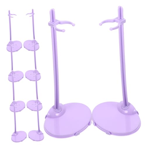 GARIOUANS 10 Stück Teiliges Puppenständer Stabile Kunststoff Doll Figure Stands mit Flachem Sockel Praktische Halterung für Puppen Display und Aufsteller Einsetzbar für Puppen und GARIOUANS 10 Stück Teiliges Puppenständer Stabile Kunststoff Doll Figure Stands mit Flachem Sockel Praktische Halterung für Puppen Display und Aufsteller Einsetzbar für Puppen und von GARIOUANS