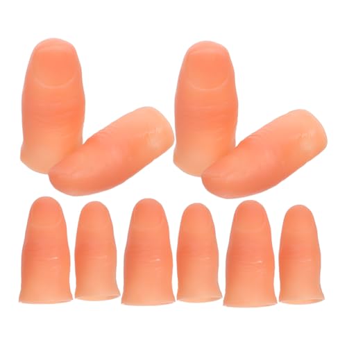 GARIOUANS 10 Stück Teiliges Simulation Fake Finger Props aus Kunststoff mit Nagel Realistische Zaubertrick Finger Requisiten Langlebig und Vielseitig für Bühnenauftritte und Partys GARIOUANS 10 Stück Teiliges Simulation Fake Finger Props aus Kunststoff mit Nagel Realistische Zaubertrick Finger Requisiten Langlebig und Vielseitig für Bühnenauftritte und Partys von GARIOUANS