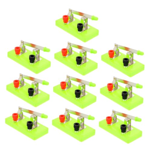 GARIOUANS 10 Stück Teiliges Single Throw Kippschalter für Elektronik Schaltungen Stabile Schraubklemmen für Sichere Verbindung für Schüler DIY und Dc Geräte im Physiklabor GARIOUANS 10 Stück Teiliges Single Throw Kippschalter für Elektronik Schaltungen Stabile Schraubklemmen für Sichere Verbindung für Schüler DIY und Dc Geräte im Physiklabor von GARIOUANS