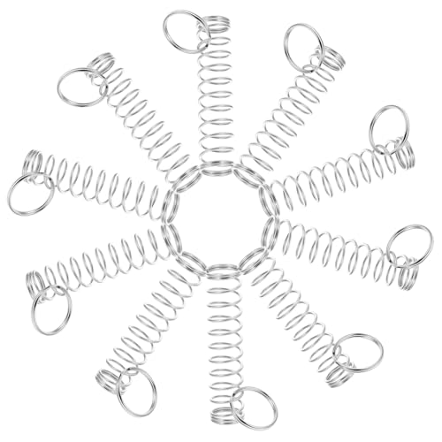 GARIOUANS 10 Stück Teiliges Zaubertrick Set mit Edelstahlring und Federgimmick Einfach zu Bedienen für Anfänger und Bühnenperformance für und Trickliebhaber von GARIOUANS