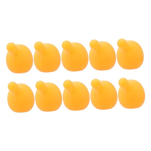 GARIOUANS 10 Stück Zubehör für Puppenkernbälle Stress-Squeeze-Bälle Puppenreparatureinsatz Innenkugelstützen einsetzen innere Blasenkugel Quetschspielzeugkomponente weiches Gummi Orange von GARIOUANS